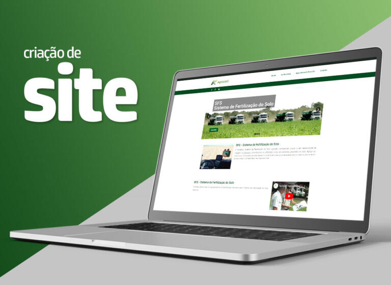 Criação de site para empresa de precisão agrícola