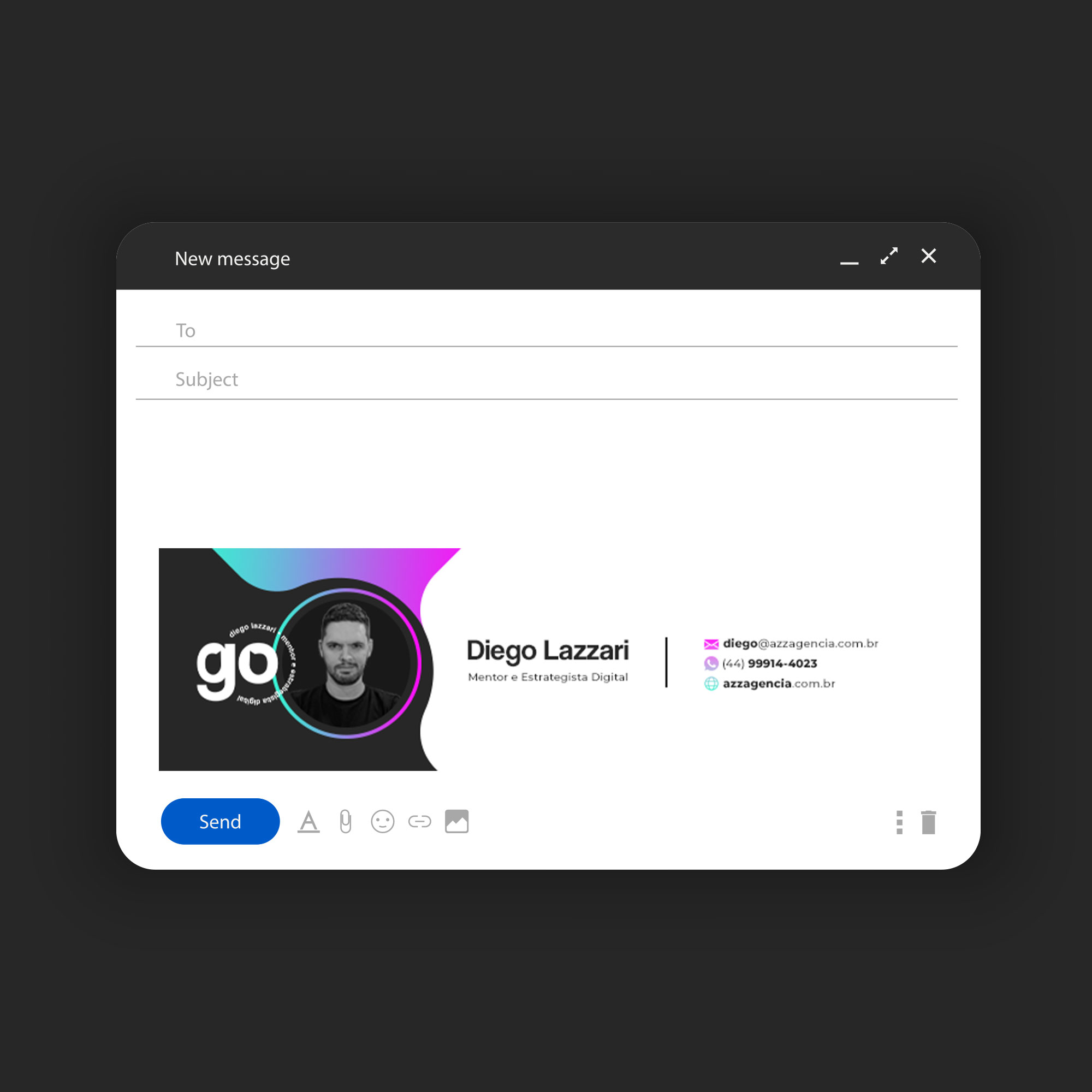 Criação de logo para influenciador digital