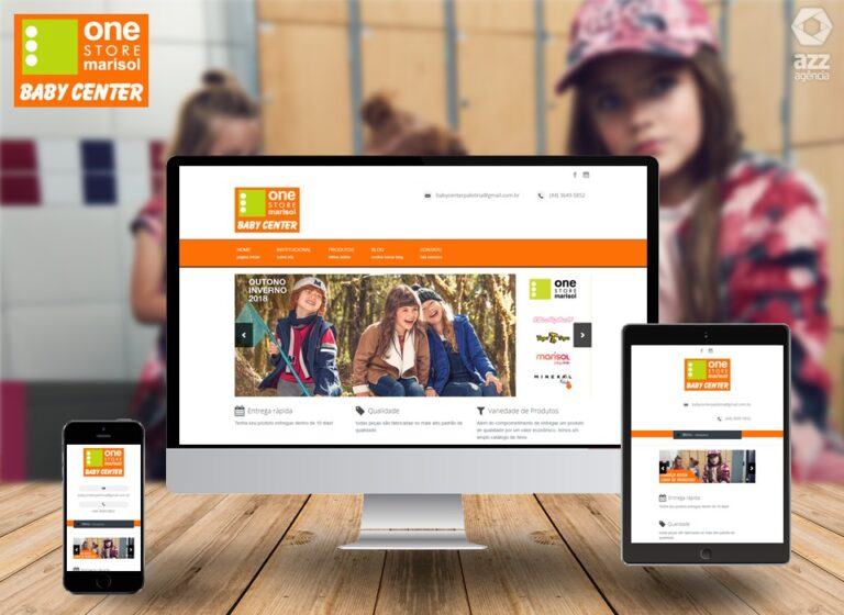 criação de site loja infantil