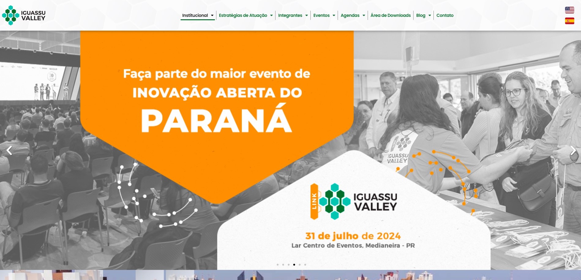 Criação de Site para ecossistema de inovação