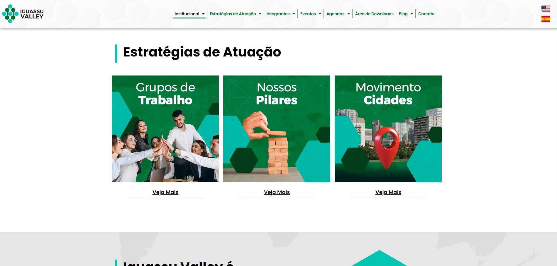 Criação de Site para ecossistema de inovação